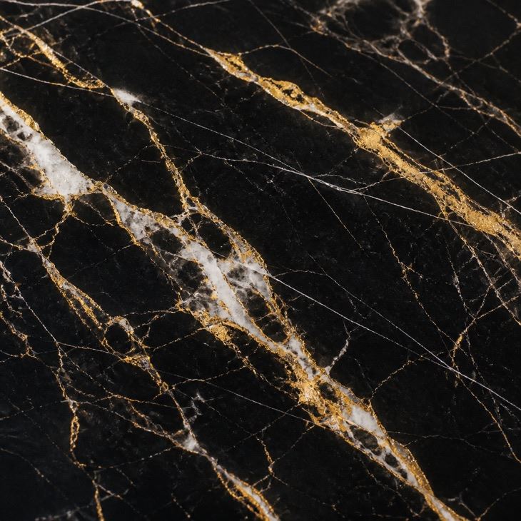 Nero Marquina marble sheet surface texture